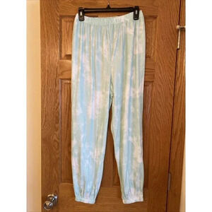 Shein Tye-Dye Mom Lounge Pants Size S 4 High Rise Taper Leg